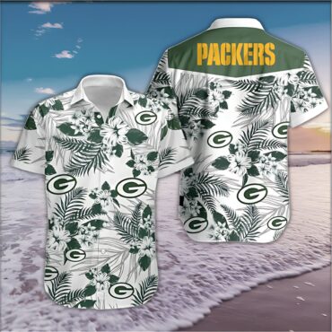 Green Bay Packers Tropical Flora Classic Hawaiian Shirt