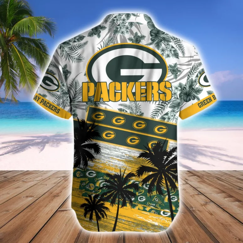 Green Bay Packers Tropical Legacy Hawaiian Shirt