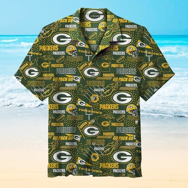 Green Bay Packers Victory Wave Hawaiian Shirt