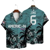 Josh Jung Texas Rangers Hawaiian Shirt - TeeAloha