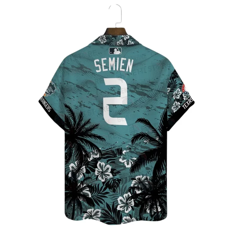 Marcus Semien Texas Rangers Hawaiian Shirt