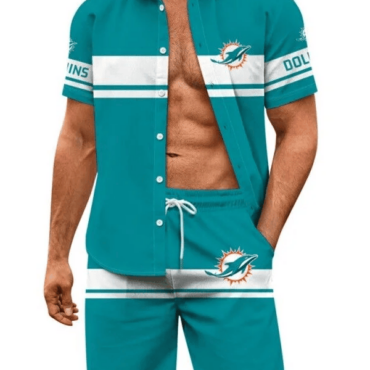 Miami Dolphins Beachfront Vibe Hawaiian Shirt