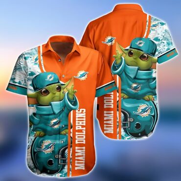 Miami Dolphins Champion's Star Hawaiian Shirt