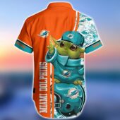 Miami Dolphins Champions Star Hawaiian Shirt Back - TeeAloha