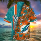 Miami Dolphins Island Spirit Hawaiian Shirt Back - TeeAloha