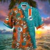 Miami Dolphins Island Spirit Hawaiian Shirt Front - TeeAloha