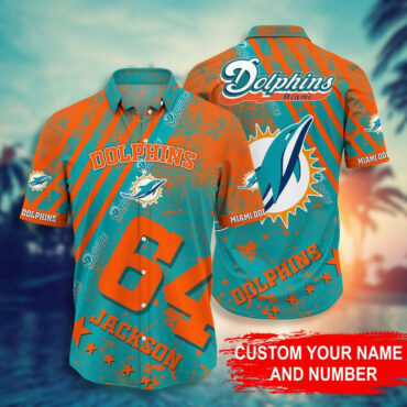 Miami Dolphins Personalized Pride Hawaiian Shirt