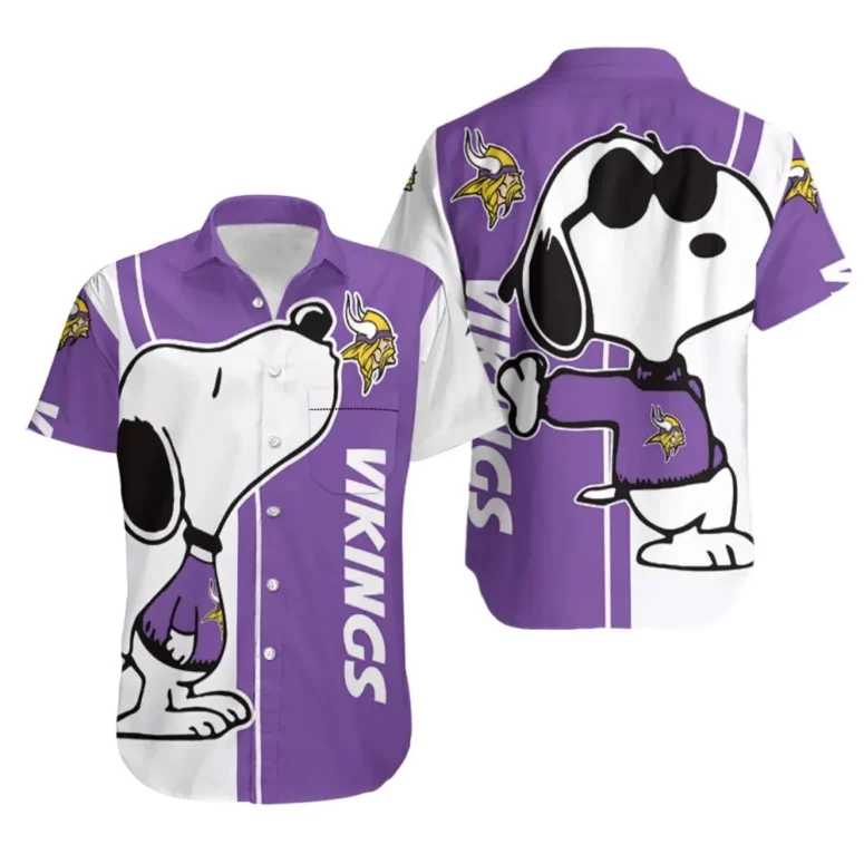 Minnesota Vikings Cool Snoopy Hawaiian Shirt