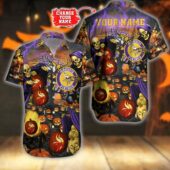 Minnesota Vikings Halloween Huddle Hawaiian Shirt