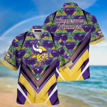 Minnesota Vikings Island Breeze Hawaiian Shirt