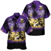 Minnesota Vikings Sunset Escape Hawaiian Shirt - TeeAloha