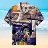 Minnesota Vikings Tailgate Adventure Hawaiian Shirt