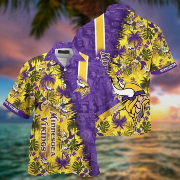 Minnesota Vikings Tropical Fusion Hawaiian Shirt