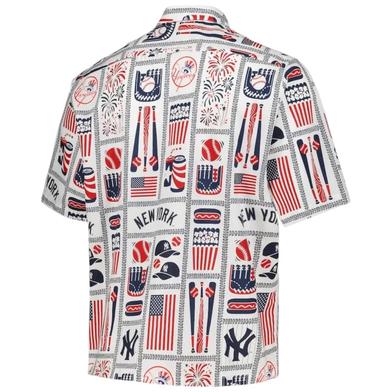 New York Yankees Americana Celebration Hawaiian Shirt