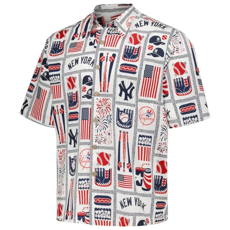 New York Yankees Americana Celebration Hawaiian Shirt