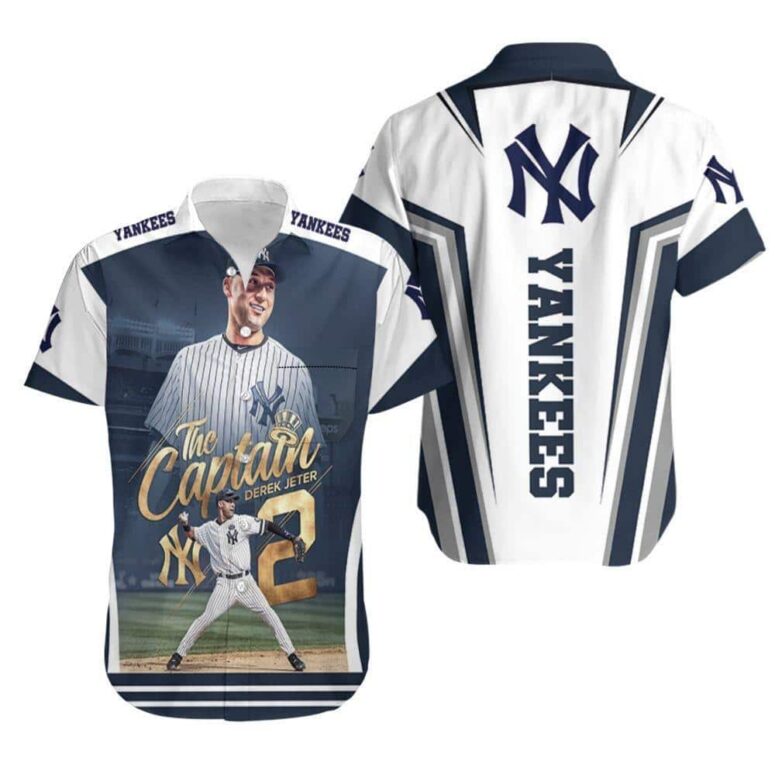 New York Yankees Captain's Tribute Hawaiian Shirt