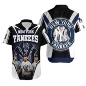 New York Yankees Champions Collage Hawaiian Shirt