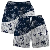 New York Yankees Coastal Logo Hawaiian Short - TeeAloha