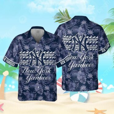 New York Yankees Coastal Paradise Hawaiian Shirt