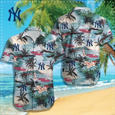 New York Yankees Coastal Vibes Hawaiian Shirt