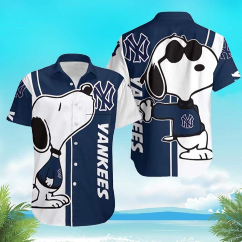 New York Yankees Cool Pup Hawaiian Shirt