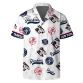 New York Yankees Custom Fan Hawaiian Shirt Front - TeeAloha