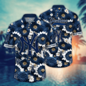 New York Yankees Floral Luxe Hawaiian Shirt