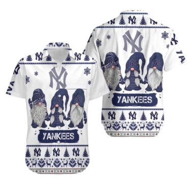 New York Yankees Holiday Gnomes Hawaiian Shirt