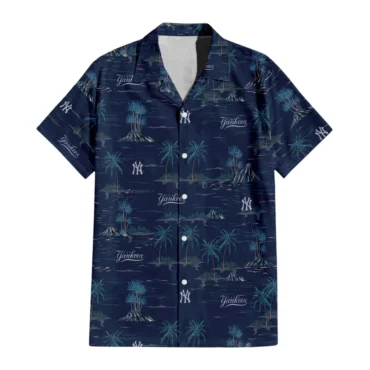 New York Yankees Island Nights Hawaiian Shirt