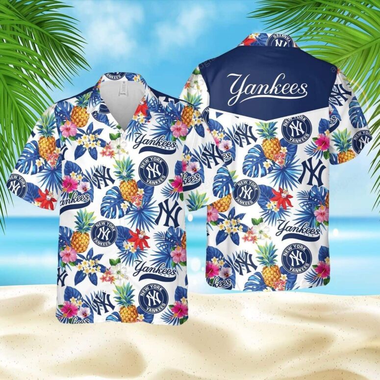 New York Yankees Island Vibes Hawaiian Shirt