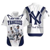 New York Yankees Legends Collage Hawaiian Shirt