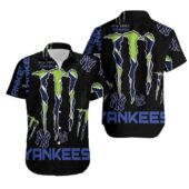 New York Yankees Monster Energy Burst Hawaiian Shirt