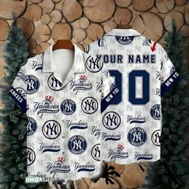 New York Yankees Personalized Fan Hawaiian Shirt