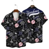 New York Yankees Tropical Adventure Hawaiian Shirt - TeeAloha