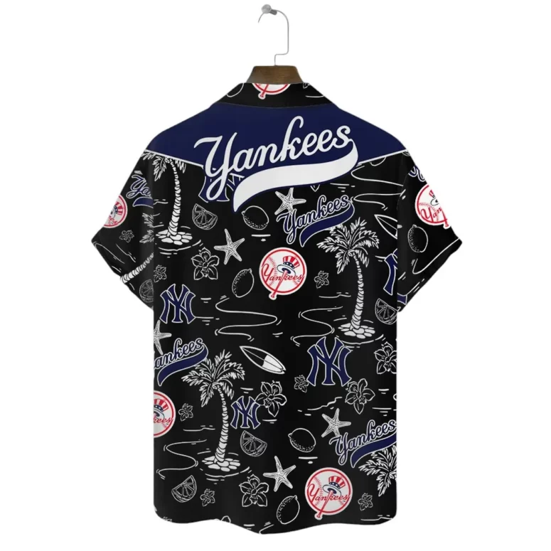 New York Yankees Tropical Adventure Hawaiian Shirt