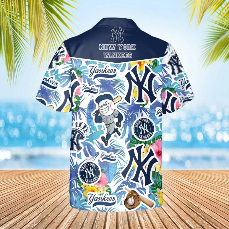 New York Yankees Tropical Fun Hawaiian Shirt