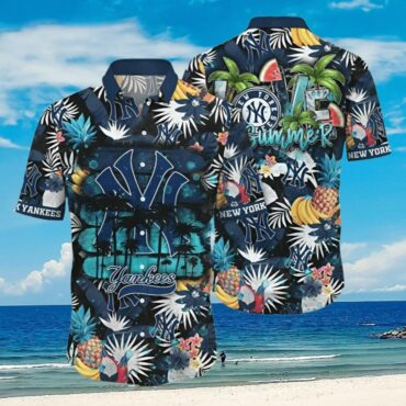 New York Yankees Tropical Summer Hawaiian Shirt