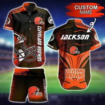 Personalized Cleveland Browns Custom Hero Hawaiian Shirt