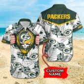 Personalized Green Bay Packers Grateful Dead Hawaiian Shirt