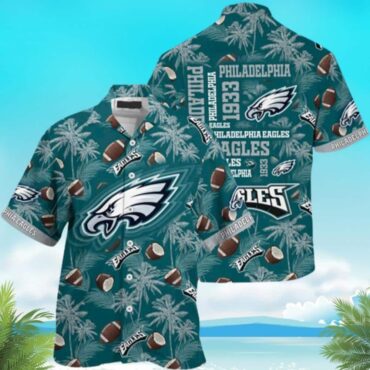 Philadelphia Eagles Football Paradise Hawaiian Shirt