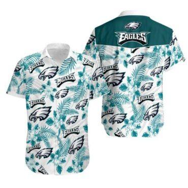 Philadelphia Eagles Hibiscus Paradise Hawaiian Shirt