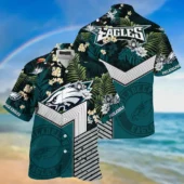 Philadelphia Eagles Tropical Fusion Hawaiian Shirt