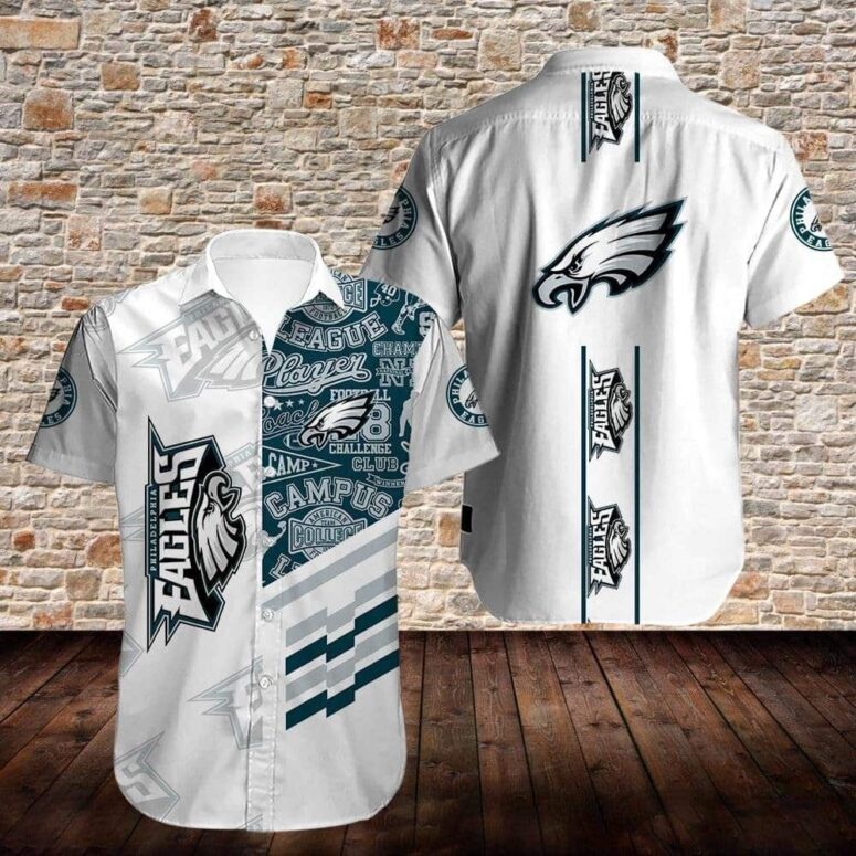 Philadelphia Eagles Vintage Vibes Hawaiian Shirt