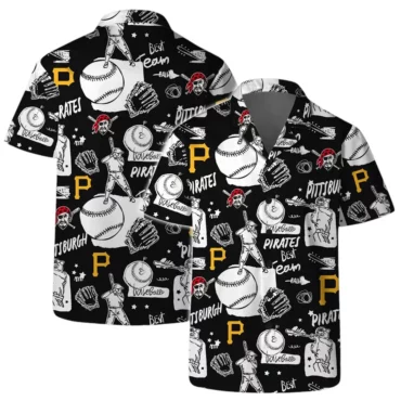 Pittsburgh Pirates Baseball Fun Hawaiian Shirt