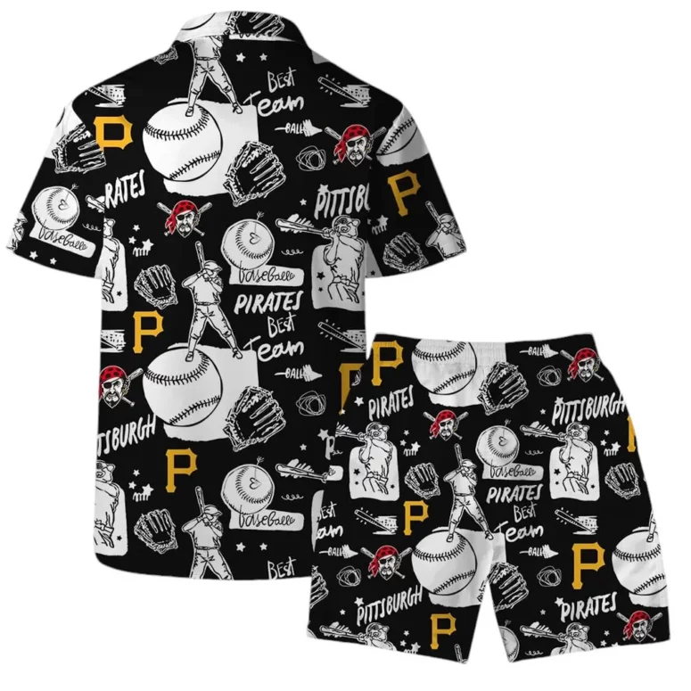 Pittsburgh Pirates Baseball Fun Hawaiian Shirt