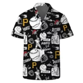 Pittsburgh Pirates Baseball Fun Hawaiian Shirt Front - TeeAloha