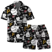 Pittsburgh Pirates Baseball Fun Hawaiian Shirt With Short - TeeAloha