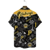 Pittsburgh Pirates Beach Paradise Hawaiian Shirt Back - TeeAloha