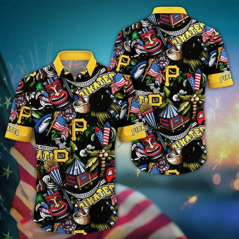 Pittsburgh Pirates Carnival Fun Hawaiian Shirt