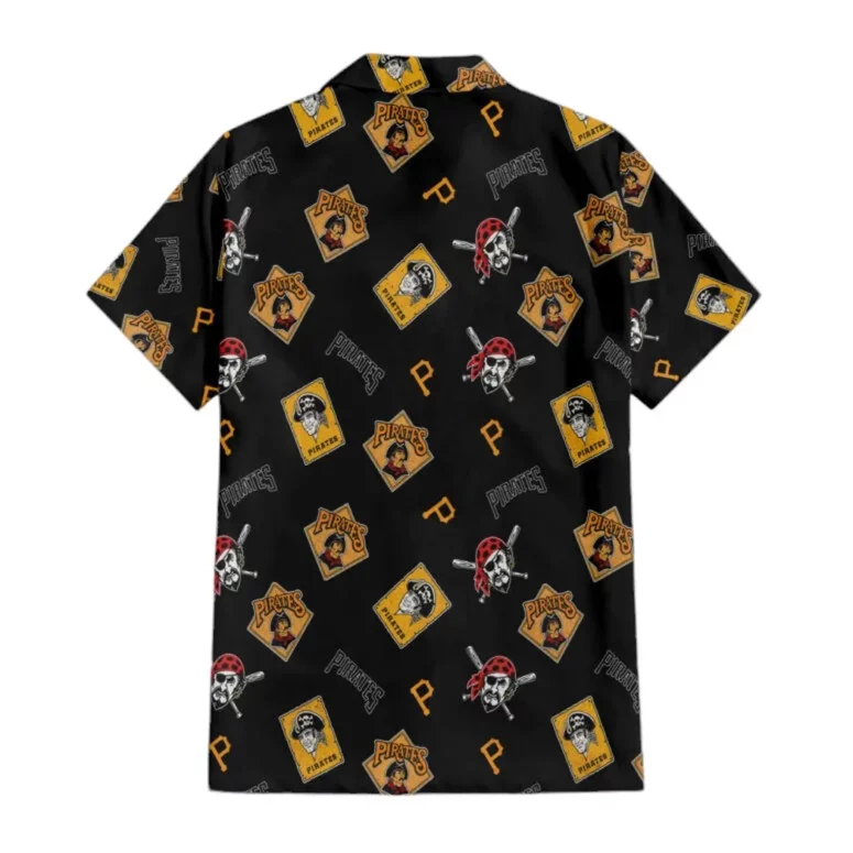 Pittsburgh Pirates Classic Logo Collage Hawaiian Shirt